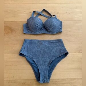 Aerie denim bikini
